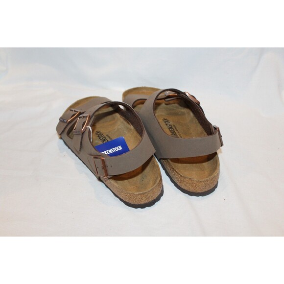 BIRKENSTOCK MEN\'S MILANO BS LEATHER MOCHA EU 43 US 10 REGULAR NIB main image 4